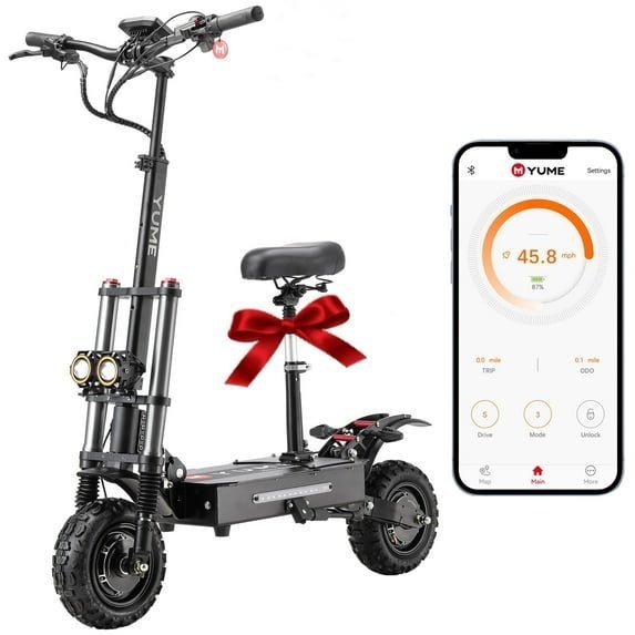 M-YUME-SCOOTER-Y11-Dual-Motors-6000W-50-Miles-Long-Range-and-50-mph-Fastest-Electric-Scooter-for-Adults_63525a4e-89b3-4e60-8dd7-693c8a684dda.e0b7e84e6a210b2b9ab44586559db363.jpg M YUME SCOOTER Y11+ Dual Motors 6000W 50 Miles Long Range and 50 mph Fastest Electric Scooter for Adults - Image 1