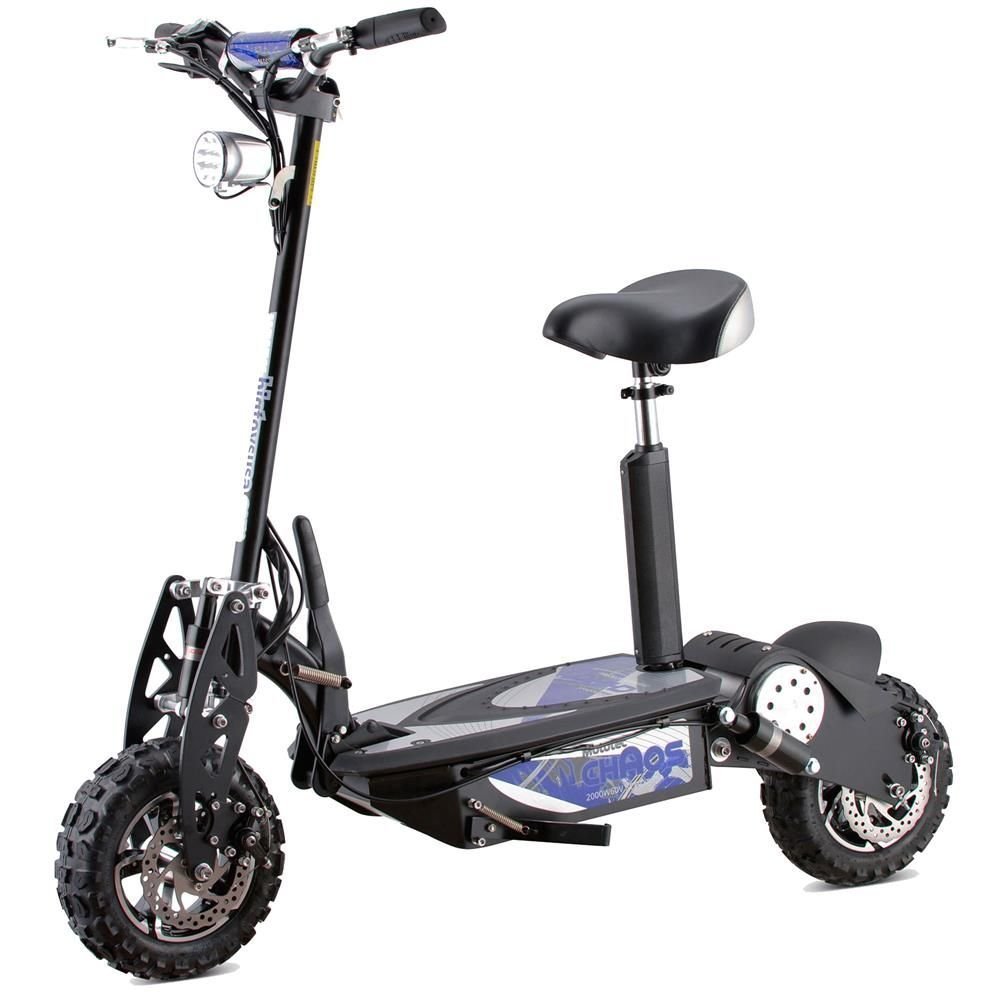 MT-Chaos-Black-1.jpg MotoTec Chaos 2000w 60v Lithium Electric Scooter Black - Image 1